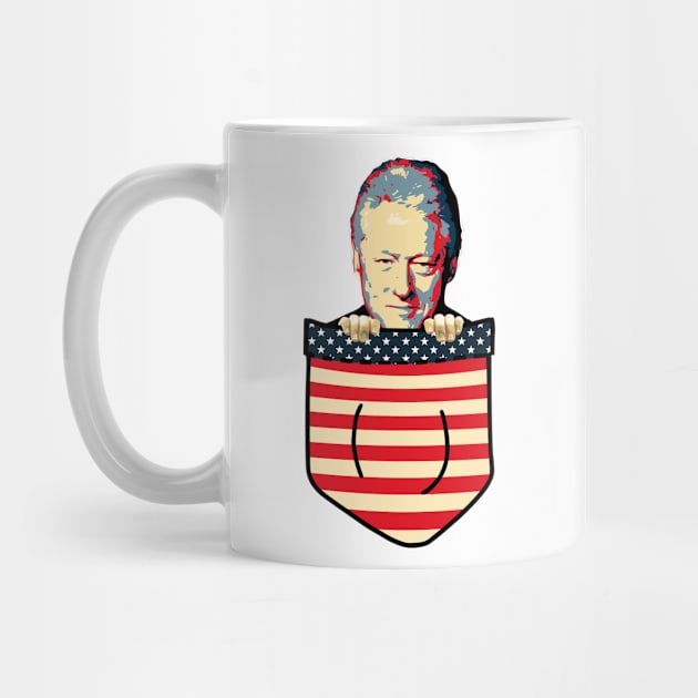 Bill Clinton Chest Pocket by Nerd_art